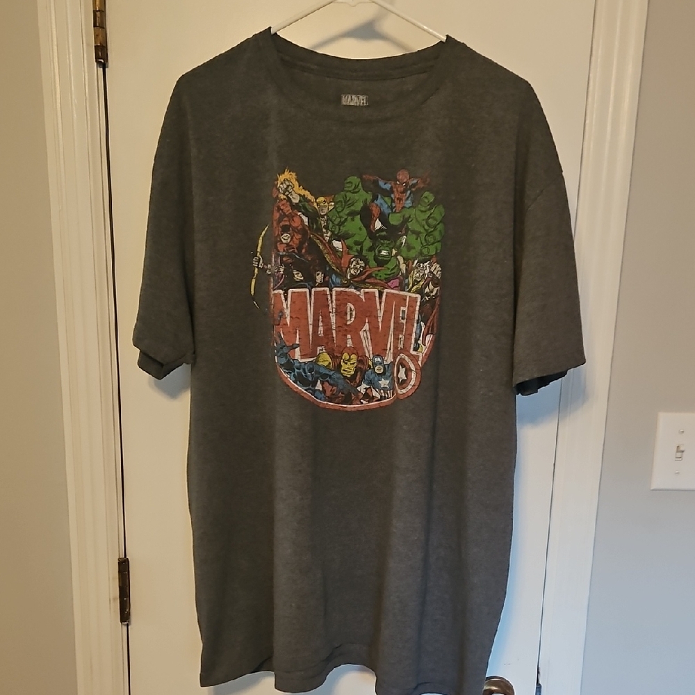Marvel Heroes Gray T-Shirt